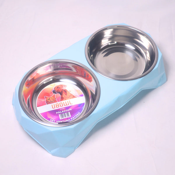 UBOWL UB2 Paladium Tempat Makan Pet Bowl Paladium Double Blue