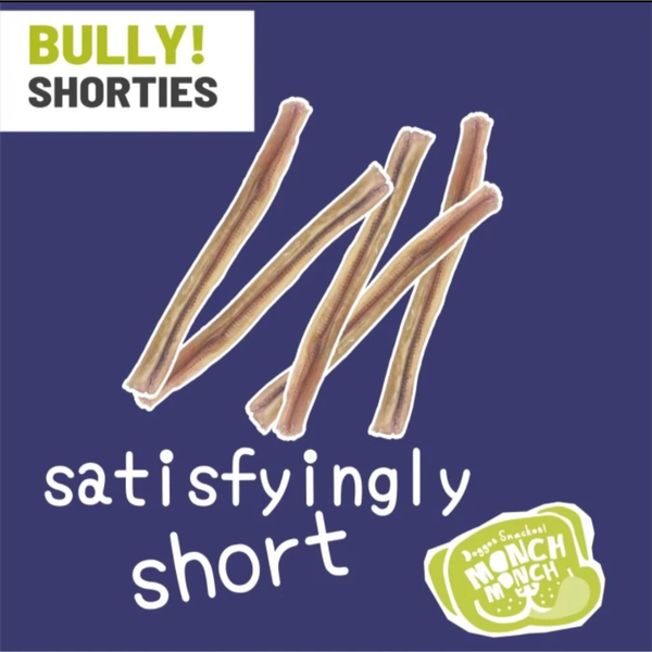 MONCHMONCH Snack Anjing Bully Shorties 5pcs