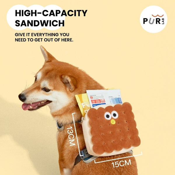 PURLAB Tas Anjing Dog Cookies Pet Backpack