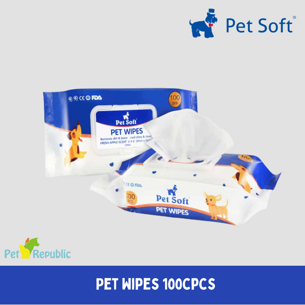 Tissue Basah PETSOFT Pet Wipes 100pcs