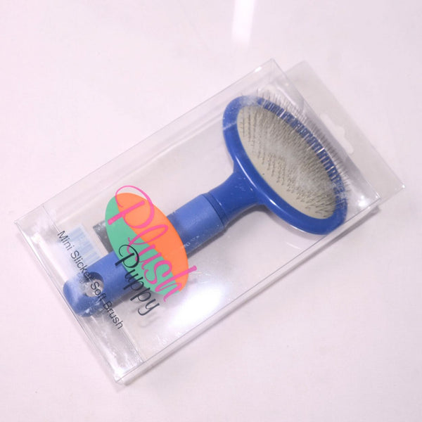 PLUSHPUPPY Sisir Anjing Kucing Mini Slicker Soft Brush