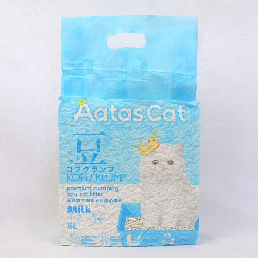 AATAS Cat Kofu Klump Tofu Cat Litter Peach 6L Cat Sanitation Aatas Cat Milk 