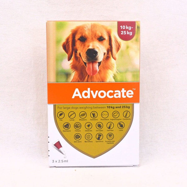 ADVOCATE Obat Kutu parasit Large 10-25kg dog 1 pcs Flea Tick Bayer 