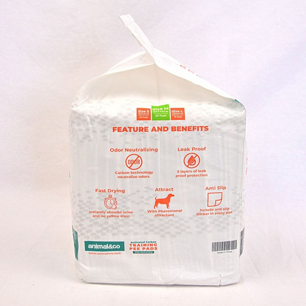 ANIMAL&CO Alas Kandang Carbon Pee Pad 45x60cm 30pcs Dog Sanitation Animal&Co 