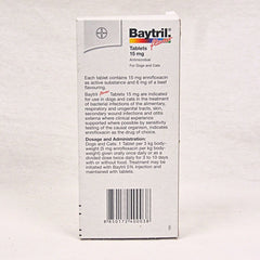 BAYER Obat Antibiotik Baytril Flavour Tablet 1pcs Pet Medicated Care Elanco 