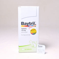 BAYER Obat Antibiotik Baytril Flavour Tablet 1pcs Pet Medicated Care Elanco 