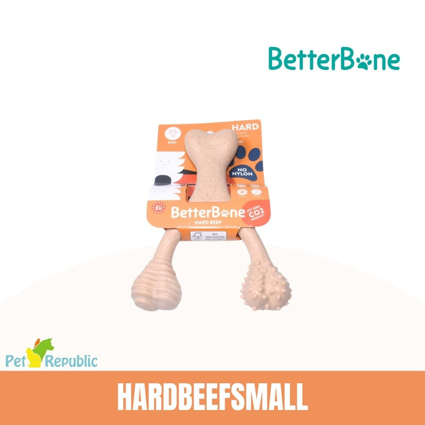 BETTERBONE Mainan Anjing Hard Small Beef Dog Toy BetterBone 