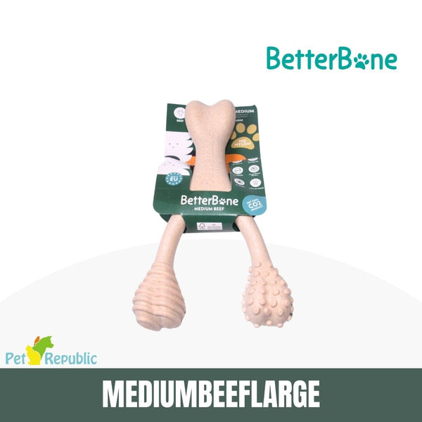 BETTERBONE Mainan Anjing Medium Large Beef Dog Toy BetterBone 