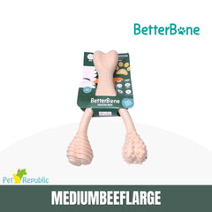 BETTERBONE Mainan Anjing Medium Large Beef Dog Toy BetterBone 