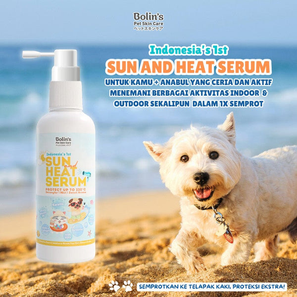 Bolin's Pet Skincare Sun and Heat Serum Natural Organik Anjing dan Kucing no type Bolin's 