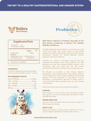 Bolin's Secret Recipe Probiotics+ 30gr Prebiotic Obat Mencret Obat Diare Anjing Kucing Sugar Glider no type Bolin's 