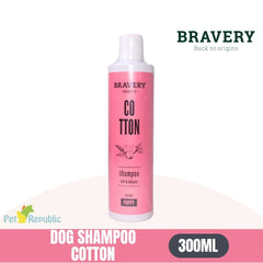 BRAVERY Shampo Anakan Anjing Puppy Shampoo Cotton 300ml Pet Shampoo & Conditioner Bravery 