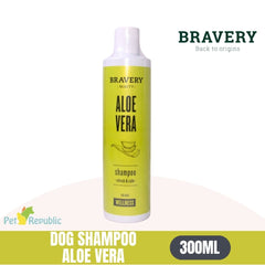 BRAVERY Shampoo Anjing Dog Shampoo Wellness Aloe Vera 300ml Pet Shampoo & Conditioner Bravery 