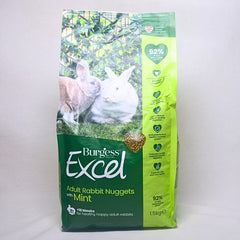 BURGESS Excel Rabbit Adult Rabbit Nuggets With Mint 1,5kg no type Burgess 