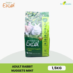 BURGESS Excel Rabbit Adult Rabbit Nuggets With Mint 1,5kg no type Burgess 