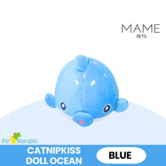 CATNIPKISS Doll Mainan Kucing Ocean Cat Toys Mame Blue 