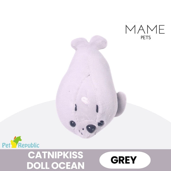 CATNIPKISS Doll Mainan Kucing Ocean Cat Toys Mame Grey 