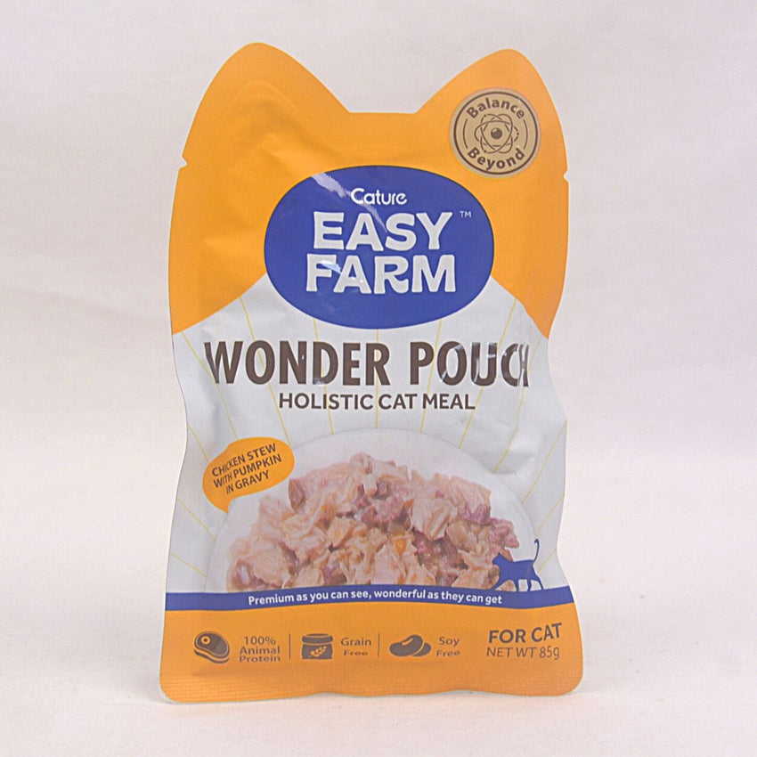 CATURE Easy Farm Cat Wonder Pouch Chicken Stew Pumpkin 85gr Cat Food Wet Cature 