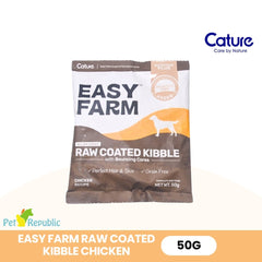 CATURE Makanan Anjing Raw Coated Kibble Chicken 50g Dog Dry Food Cature 