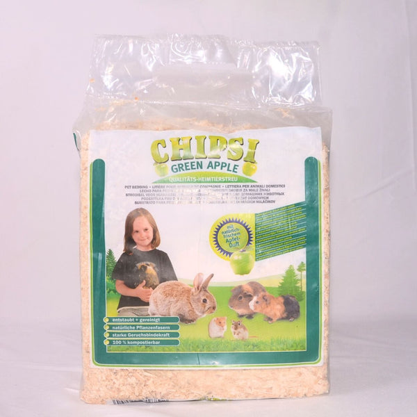 CHIPSI Serbuk Kayu Wood Shavings Green Apple 1kg Small Animal Sanitasi Chipsi 