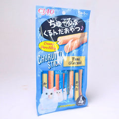 CIAO CS123 Churutto Stick Katsuo Formula 4pcs Cat Snack Ciao 