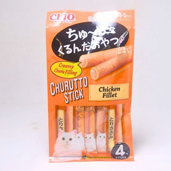 CIAO CS124 Churutto Stick Torisasami Formula 4pcs Cat Snack Ciao 