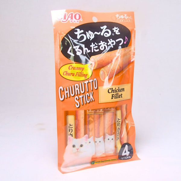 CIAO CS124 Churutto Stick Torisasami Formula 4pcs Cat Snack Ciao 