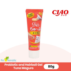 CIAO CS151 Snack Kucing Probiotic and Hairball Gel Tuna Maguro 80gr no type CIAO 