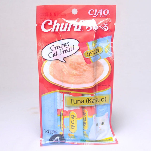 CIAO SC72 Cat Liquid Snack Tuna ( Katsuo) 4pcs Cat Snack Ciao 