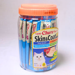 CIAO USA657 Skin And Coat Variety 50pcs Cat Snack Ciao 