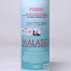 DERMACARE Shampoo Jamur Anjing Kucing Malaseb Medicated Shampoo 500ml Grooming Shampoo and Conditioner Dermcare 