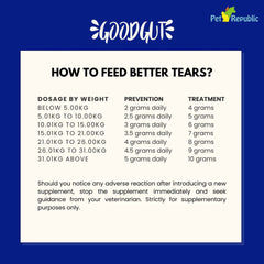 GOODGUT Vitamin Anjing Kucing Better Tears 50gr Pet Vitamin and Supplement Goodies 