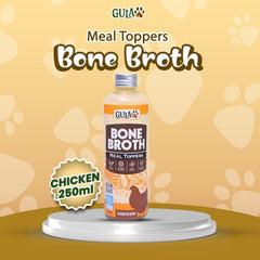 GULAPAWS Makanan Anjing Kucing Topper Chicken Bone Broth 250ml Frozen Food Tidak ada merek 