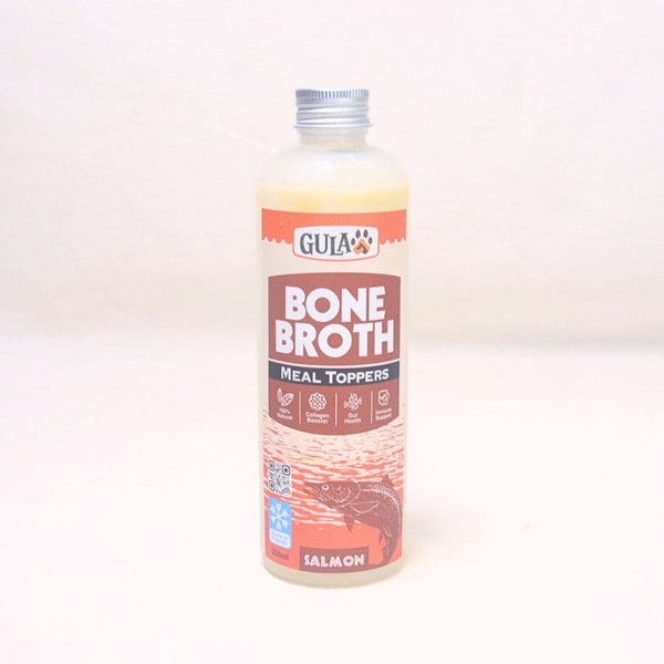 GULAPAWS Makanan Anjing Kucing Topper Salmon Bone Broth 250ml Frozen Food Tidak ada merek 