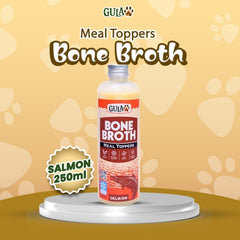 GULAPAWS Makanan Anjing Kucing Topper Salmon Bone Broth 250ml Frozen Food Tidak ada merek 