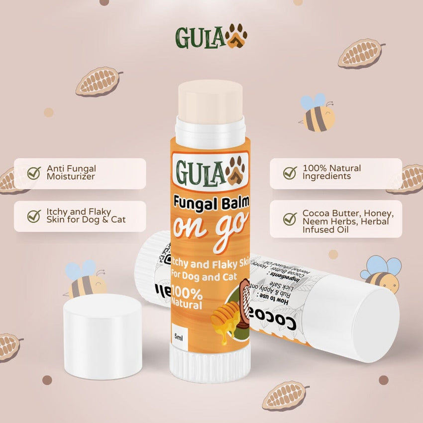 GULAPAWS Obat Jamur Cocoa Honey Balm Stick On Go Grooming Pet Care Tidak ada merek 