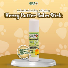 GULAPAWS Pelembab Anjing Kucing Honey Butter Balm Stick On Go Grooming Pet Care Tidak ada merek 