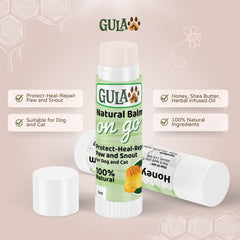 GULAPAWS Pelembab Anjing Kucing Honey Butter Balm Stick On Go Grooming Pet Care Tidak ada merek 