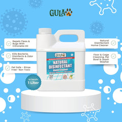 GULAPAWS Pembersih Natural Disinfectant Home Cleaner 1L Dog Sanitation Tidak ada merek 