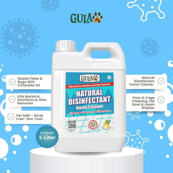 GULAPAWS Pembersih Natural Disinfectant Home Cleaner 5L Dog Sanitation Tidak ada merek 