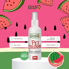 GULAPAWS Pet Cologne Tropical Pepo 100ml Grooming Pet Care Tidak ada merek 