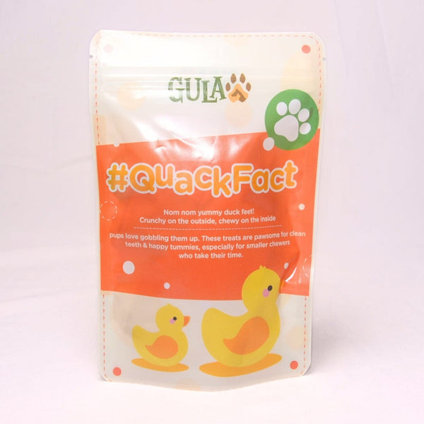 GULAPAWS Snack Anjing Dehydrated Duck Feet 7pcs Dog Snack Gulapaws 