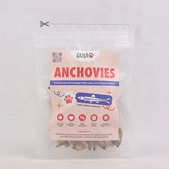 GULAPAWS Snack Anjing Kucing Dried Crunchy Anchovies 25GR Dog Snack NoBrand 