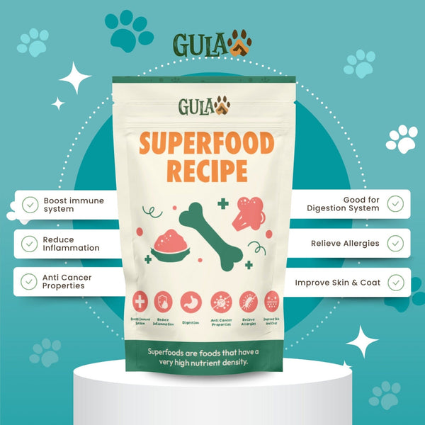 GULAPAWS Vitamin Anjing Kucing Super Food Recipe 50gr Pet Supplement Tidak ada merek 