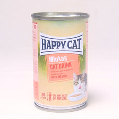 HAPPYCAT Minkas Cat Drink Salmon 135ml Cat Food Wet Happy Cat 