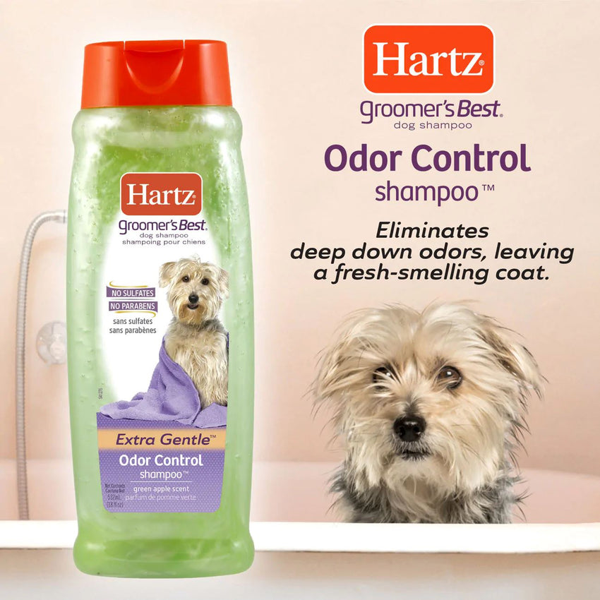 HARTZ Shampoo Anjing Odor Control Gentle 530ml Grooming Shampoo and Conditioner Hartz 