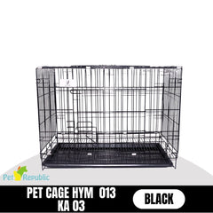 HYM Kandang Hewan Pet Cage KA 03 Cage Tidak ada merek Black 