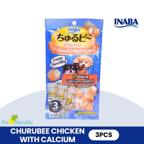 INABA Snack Anjing QDS74 Dog Snack Chicken Calcium 3pcs Dog Snack Inaba 