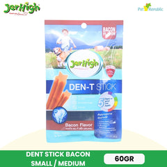 JERHIGH Snack Anjing Den-T Stick Bacon 60g Dog Snack Jerhigh 