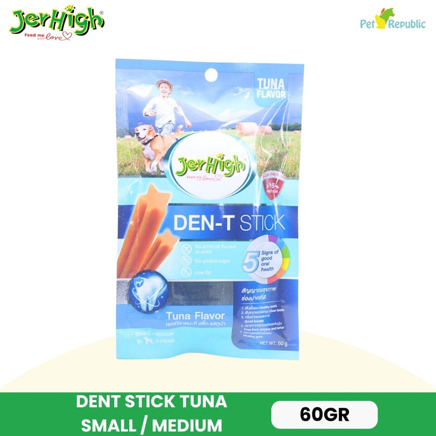 JERHIGH Snack Anjing Den-T Stick Tuna 60g Dog Snack Jerhigh 